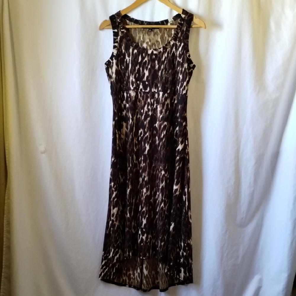 Nine West Animal Print Midi Dress